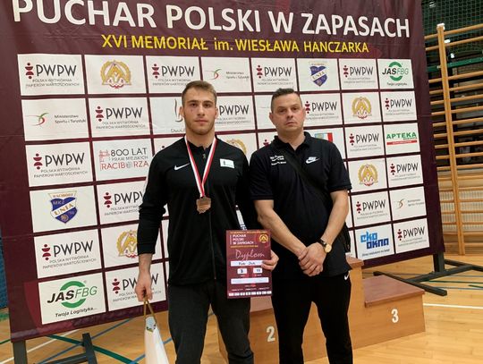 Piotr Duk brązowym medalistą Pucharu Polski seniorów w zapasach