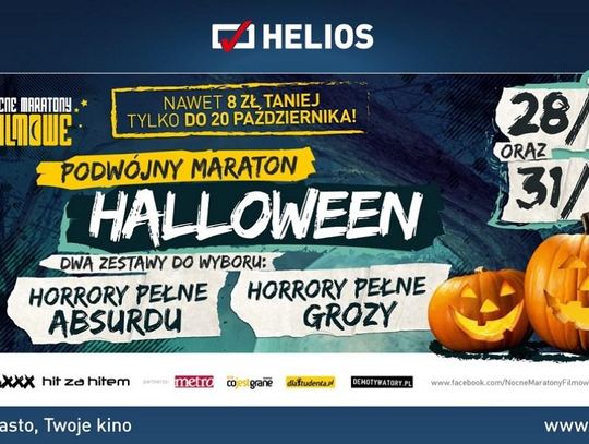 Podwójne nocne maratony filmowe Halloween w kinie Helios