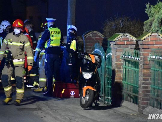 Ponad dwa promile wydmuchał kierowca skutera, który doprowadził do kolizji w Dziergowicach