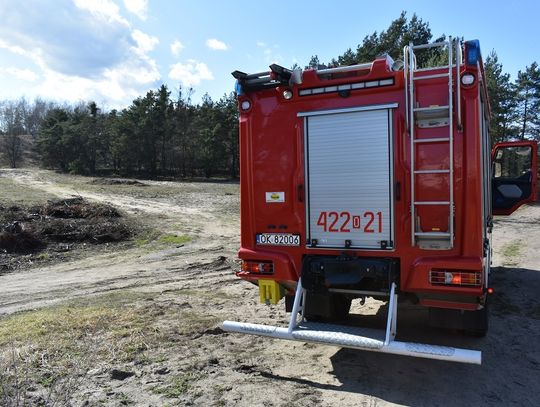 Pożar nieużytków przy nasypie kolejowym. Strażacy interweniowali na osiedlu Żabieniec