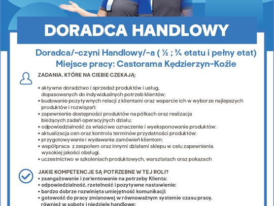 Praca w Castoramie w Kędzierzynie-Koźlu. Poszukiwani doradcy handlowi!
