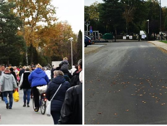 Puste ulice, puste cmentarze... Takiego dnia Wszystkich Świętych jeszcze nie było