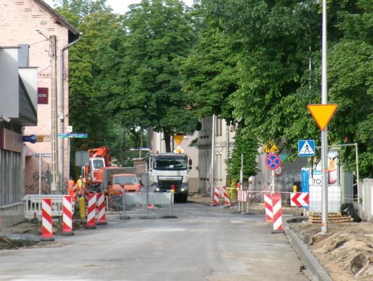 Remont ulic Damrota i Pionierów postępuje zgodnie z harmonogramem