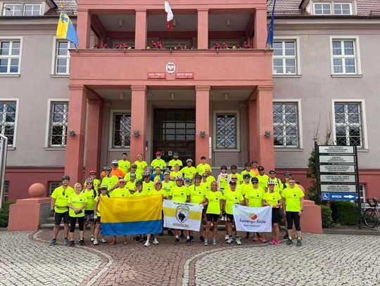 Rowerzyści wyruszyli na wyprawę leśną trasą rowerową. Będą kolejne wycieczki