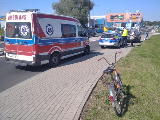 Rowerzystka potrącona na przejeździe. Kolizja na ulicy Kozielskiej