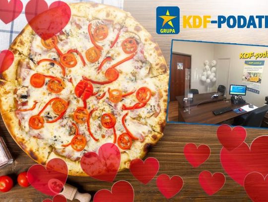 Rozdajemy zaproszenia na walentynkową pizzę! Zaprasza KDF Zwrot Podatku z Zagranicy!