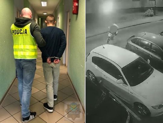 Rzucił w balkon koktajlem Mołotowa, spalił auta na parkingu. Damian O. stanie przed sądem