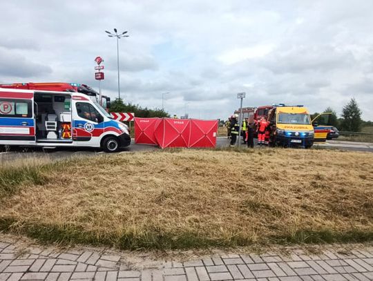 Śmiertelny wypadek na obwodnicy Kędzierzyna-Koźla. Zginął motocyklista. Droga częściowo zablokowana