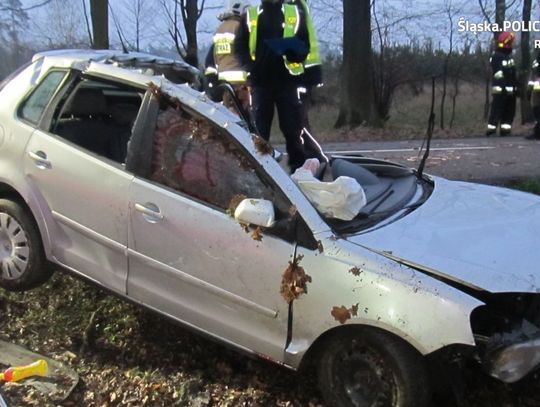 Śmiertelny wypadek pod Rybnikiem. Nastolatek z Kędzierzyna-Koźla trafił do szpitala