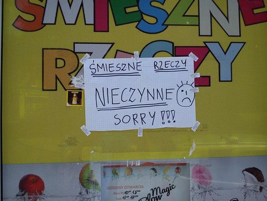 „Śmieszne rzeczy” nieczynne do odwołania. Sorry, taki mamy klimat dla dopalaczy…