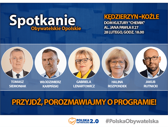 Spotkanie z parlamentarzystami Platformy Obywatelskiej w Kędzierzynie-Koźlu