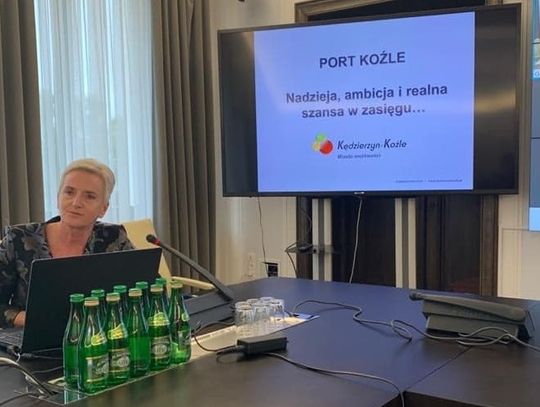 Sprawa kozielskiego portu poruszona w Senacie. Prezydent Nowosielska apelowała o przerwanie impasu