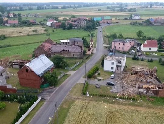 Starostwo Powiatowe pomoże mieszkańcom poszkodowanym przez nawałnicę