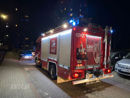 Strażacy interweniowali po sygnale czujki czadu. Wykryto kilkanaście ppm