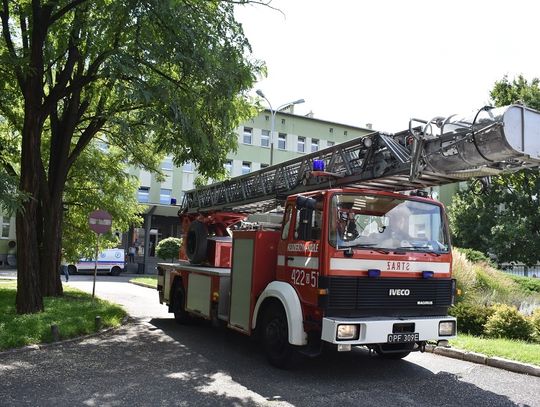 Strażacy interweniowali w kozielskim szpitalu. Włączyła się czujka pożarowa