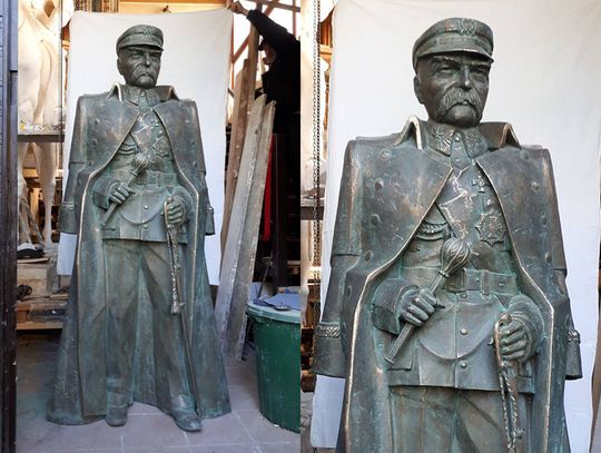 Tak wygląda figura marszałka Piłsudskiego, która stanie w Koźlu na 100-lecie niepodległości