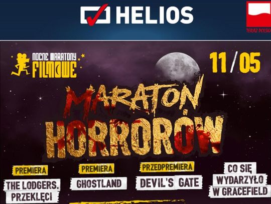 To będzie noc pełna strachu. Nocny maraton horrorów w kinie Helios