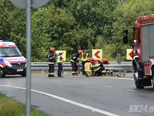 Tragiczne skutki niedawnego wypadku motocyklowego na obwodnicy. Zmarł jeden z uczestników