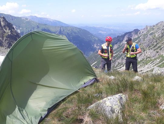 Tragiczny finał poszukiwań 24-letniego turysty. W słowackich Tarach odnaleziono namiot, następnie ciało