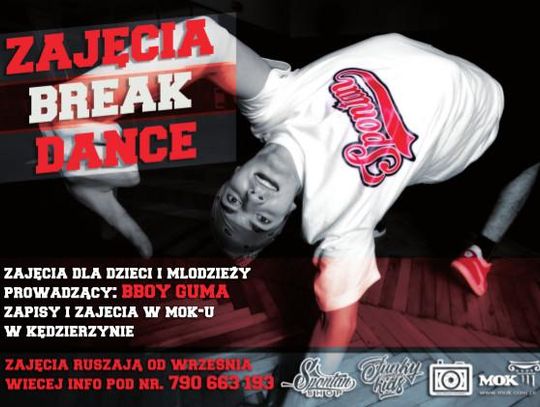 Twoje dziecko rozsadza energia? Tu będzie mogło dać jej upust. Dzisiaj nabór do sekcji break-dance