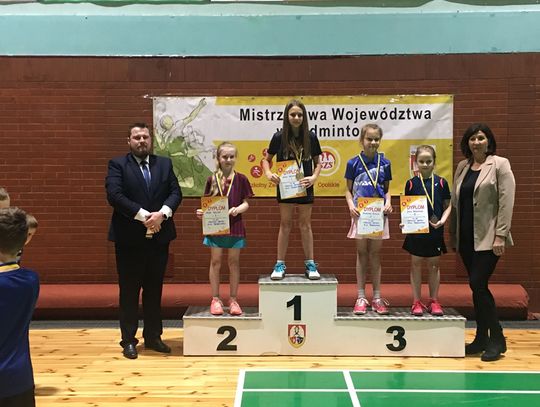 Uczennica "Dziewiętnastki" Lena Maślanka mistrzynią województwa mini badmintonie