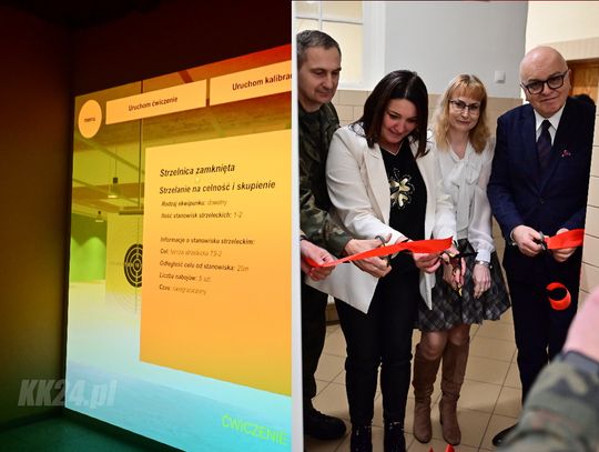 Otwarcie wirtualnej strzelnicy w "Budowlance". Młodzież nauczy się bezpiecznego posługiwania bronią