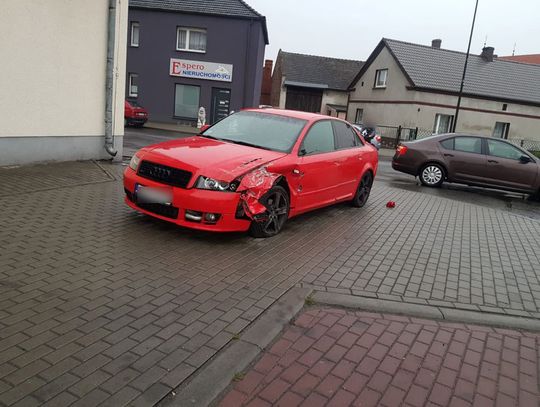 Volkswagen zderzył się z audi. Kolizja na ulicy Kłodnickiej