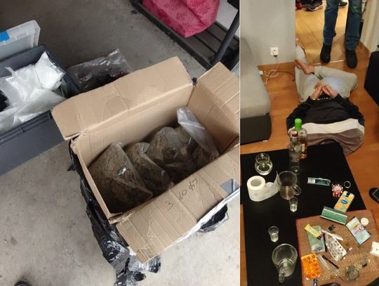 W garażu na terenie Kędzierzyna-Koźla trzymali 25 kg narkotyków. To był magazyn kiboli [WIDEO, ZDJĘCIA]