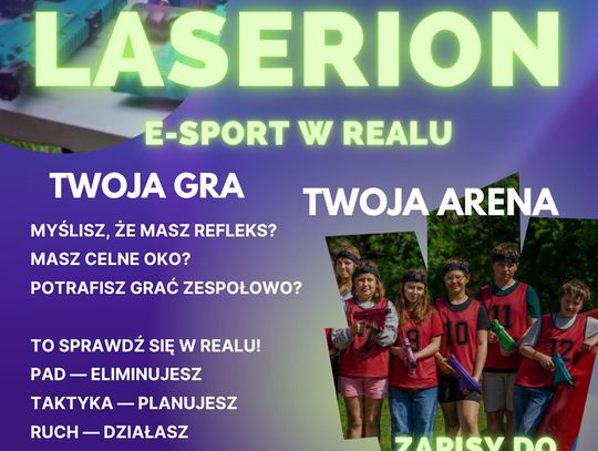W Kędzierzynie-Koźlu startuje szkolna liga Laserion. Zapisy tylko do 7 października