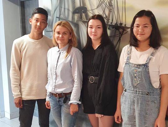 W kozielskiej "Żegludze" uczy się młodzież z Kazachstanu. Chcą zostać marynarzami