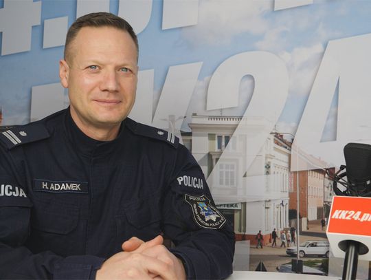 W naszej policji nie brakuje już funkcjonariuszy. Komendant Hubert Adamek gościem Studia KK24.pl