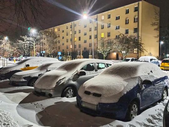 W nocy możemy spodziewać się intensywnych opadów śniegu. Meteorolodzy wydali ostrzeżenie dla naszego powiatu