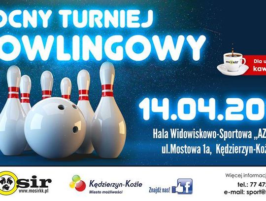 W sobotę nocny turniej bowlingowy w Kędzierzynie-Koźlu