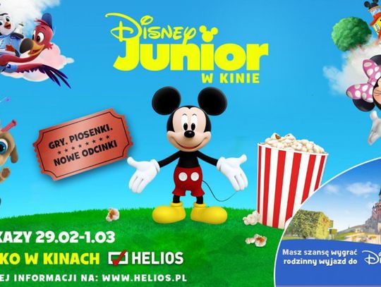 W ten weekend seanse Disney Junior w Kinie na ekranie kędzierzyńskiego Heliosa