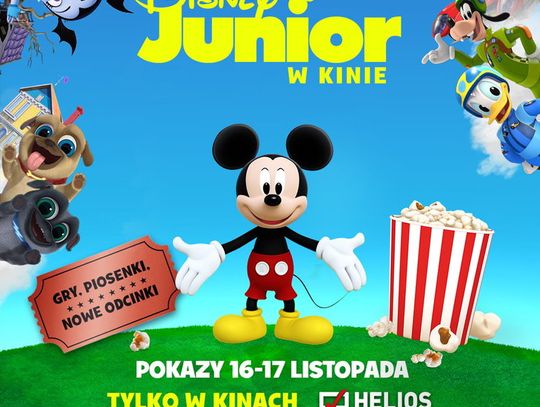 W weekend seanse Disney Junior w Kinie na ekranie kędzierzyńskiego Heliosa