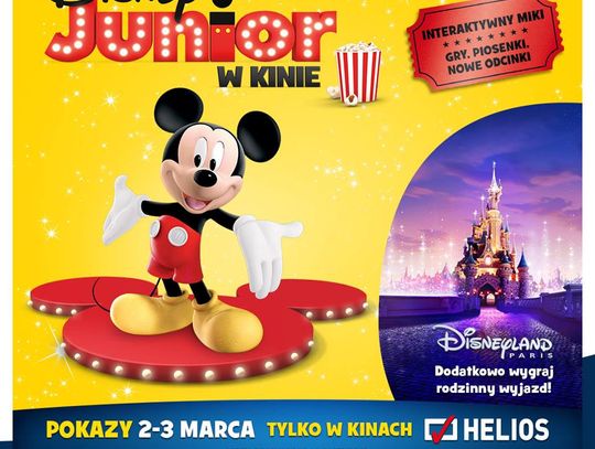 Weekendowe seanse Disney Junior w Kinie na ekranie kędzierzyńskiego Heliosa