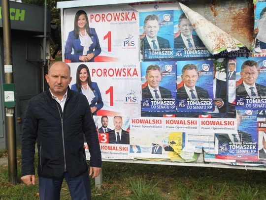 Węgrzyn kontra Sadłowski. Ostre spięcie podczas nocnego wieszania plakatów wyborczych