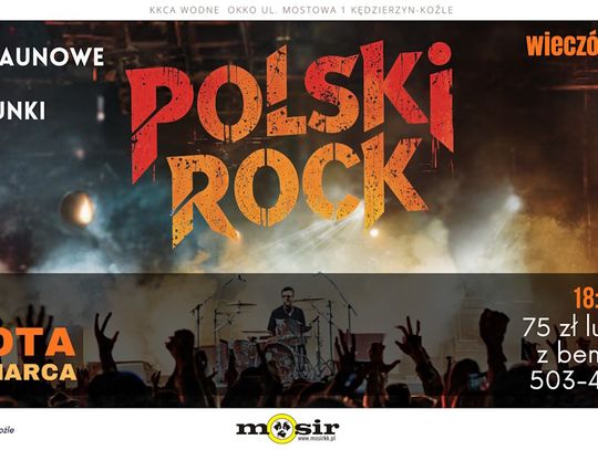 Wieczór saunowy w rytmie polskiego rocka. Wyjątkowe wydarzenie w Wodnym Okku