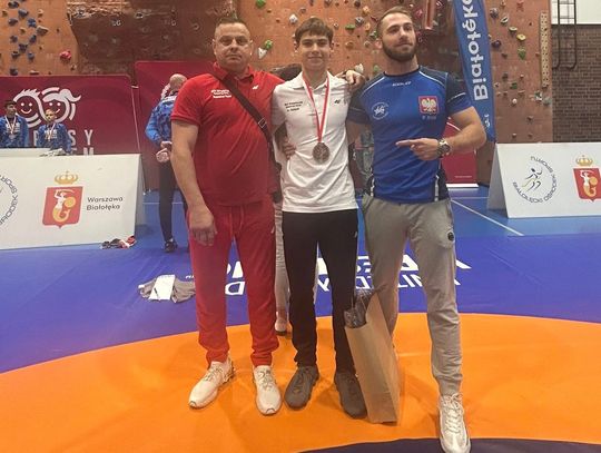 Wiktor Zdziech brązowym medalistą zapaśniczych Mistrzostw Polski U-15