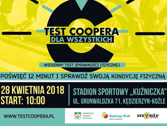 Wiosenny test sprawności fizycznej na Kuźniczce. W sobotę test Coopera