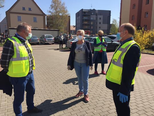 Władze miasta na miejscu pożaru. Dla poszkodowanych przygotowane zostały mieszkania zastępcze