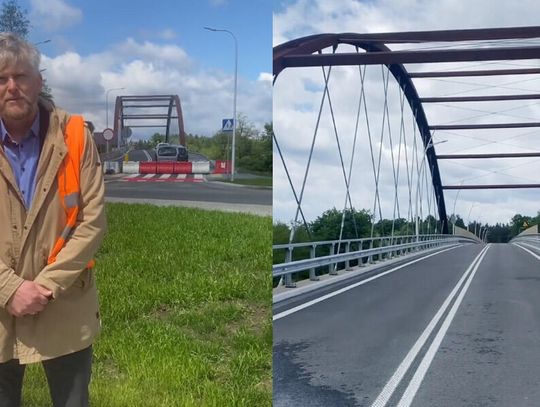 Wyjątkowy most z kortenu i dwa ronda na nowym łączniku do obwodnicy Kędzierzyna-Koźla. Inwestycja za ponad 60 mln zł już gotowa. WIDEO
