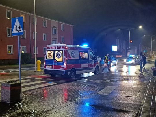 Wypadek na ulicy Kozielskiej. Pieszy potrącony na oznakowanym przejściu