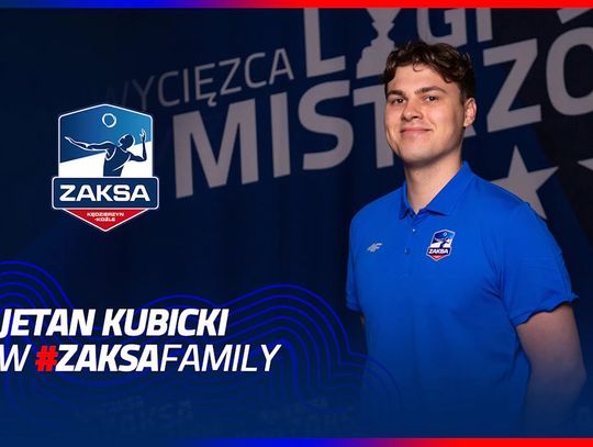 ZAKSA ma nowego rozgrywającego. Do zespołu dołączył Kajetan Kubicki, młodzieżowy reprezentant Polski