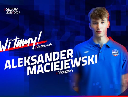 ZAKSA ma nowego środkowego. Aleksander Maciejewski dołącza do drużyny
