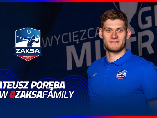 ZAKSA ma nowego środkowego. Do drużyny z Kędzierzyna-Koźla dołączył Mateusz Poręba