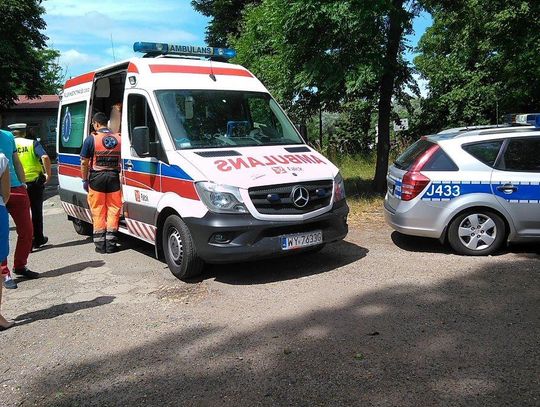 Zderzenie trzech aut na ulicy Grunwaldzkiej. Jednym z pojazdów podróżowała matka z niemowlęciem