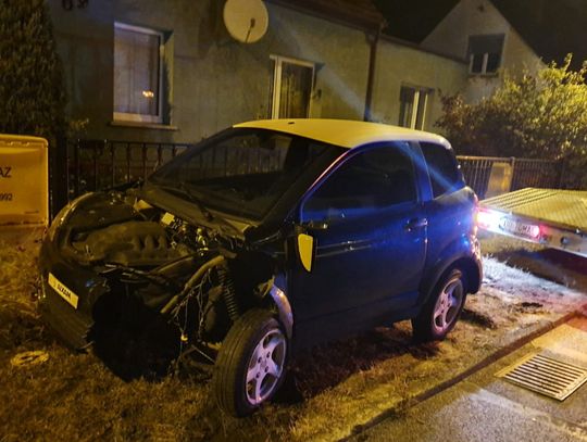 Zderzenie volkswagena i mikrosamochodu w Kłodnicy