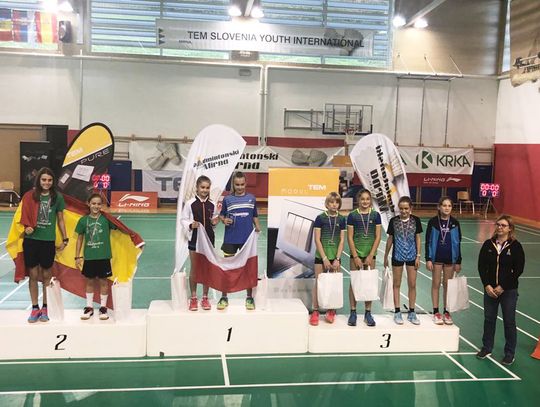 Złoto i brąz dla Julii Wójcik z Kędzierzyna-Koźla. Sukces młodej badmintonistki w Słowenii