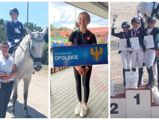 Zosia Kaczmarek złotą medalistką Ogólnopolskiej Olimpiady Młodzieży w jeździectwie